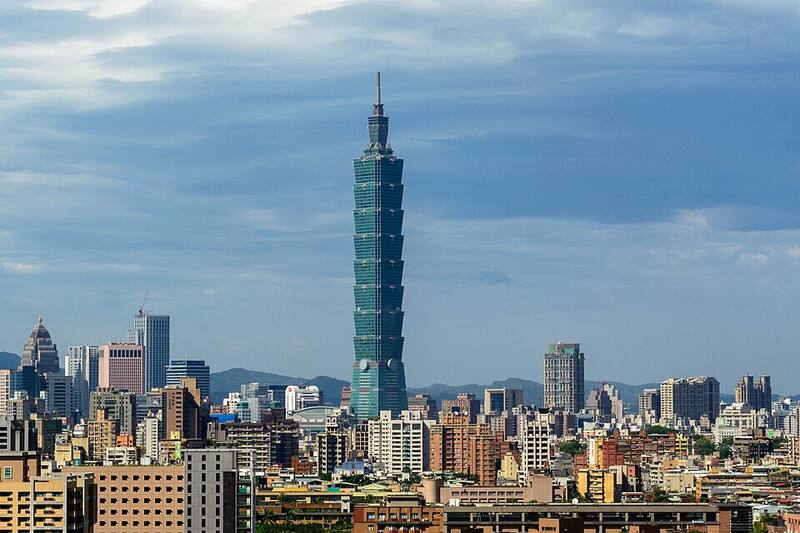 Taipei 101: Taipei 101 and the skyline